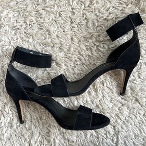 Michael Kors Collection Womens Black Suede Heels-Sz 37.5. Worn once,great shape!